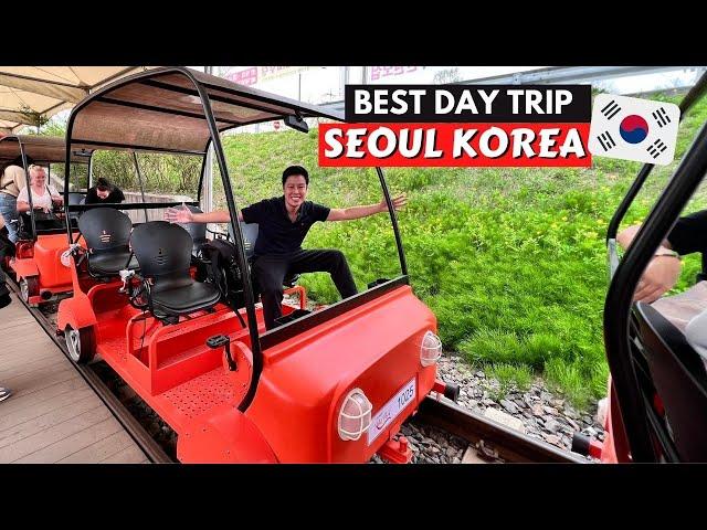 NAMI ISLAND  Day Trip From Seoul South Korea You Must Do! GANGCHON RAIL BIKE PARK | PETITE FRANCE