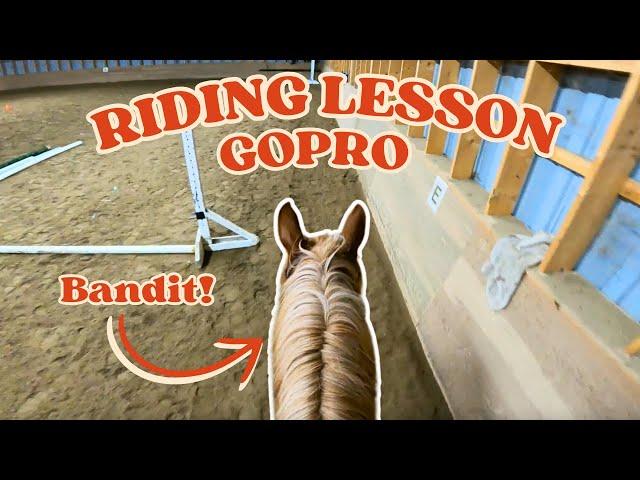 SASSY RIDE ON BANDIT | Horse riding Lesson Vlog