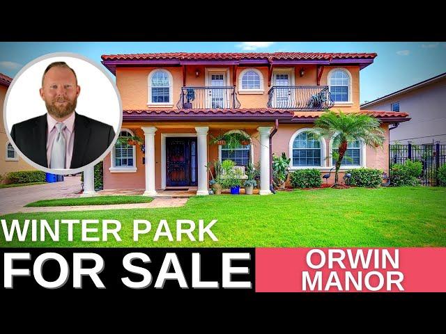 WINTER PARK HOMES FOR SALE * Authentic Mediterranean | Home For Sale | 3 Bedrooms 3 Baths 2 Car Gar