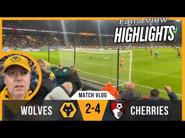 FALLING APART  Wolves 2-4 Bournemouth Highlights VLOG Premier League