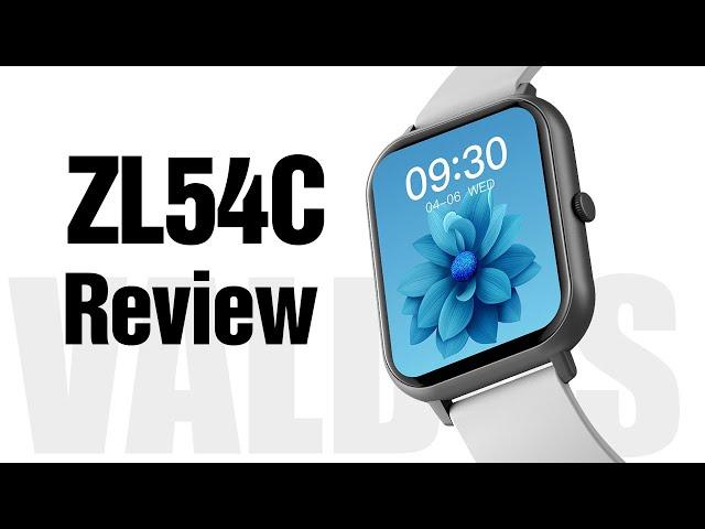 ZL54C Smart Watch; 1 Minute Full Time Version Quick Unboxing & Review