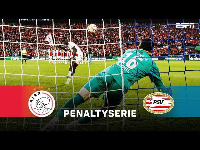 ZENUWSLOPENDE strafschoppenreeks in BEKERFINALE  | Samenvatting Ajax - PSV | TOTO KNVB Beker