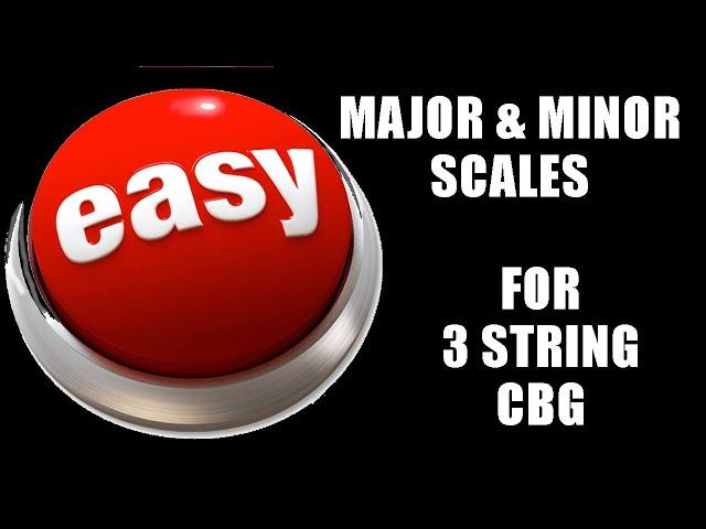 Pentatonic Scale For 3 String Beginner CBG Lesson #CBG #cbgscales #3Stringcbg #cbglesson