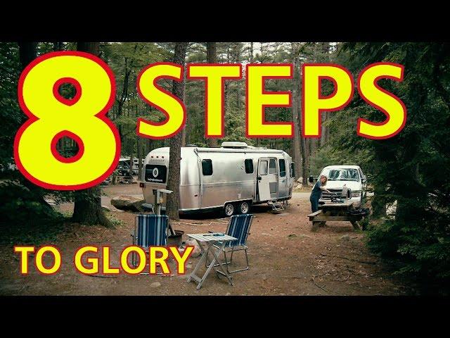 For Beginners: HOW TO SET UP AN RV CAMPSITE (8 STEPS TO GLORY!)