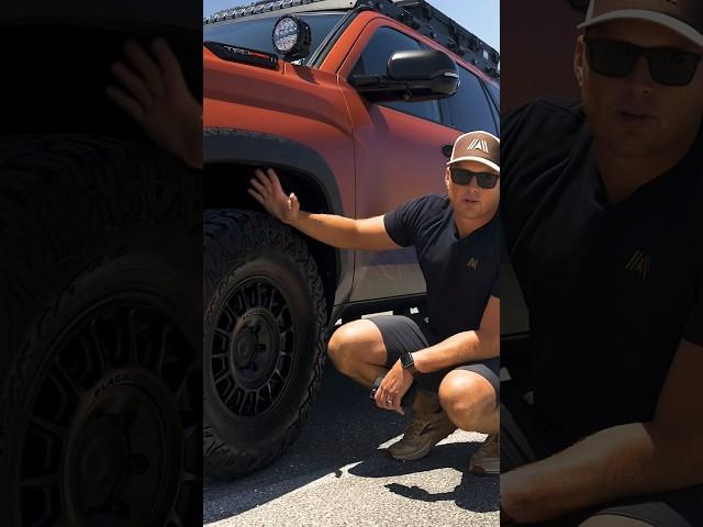 Upgrading the suspension on a Toyota Sequoia TRD PRO. Icon Vehicle dynamics