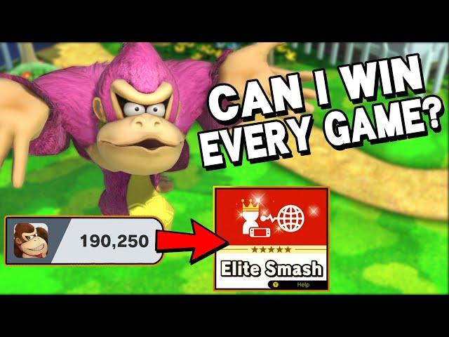 From low GSP to Elite Smash with Donkey Kong