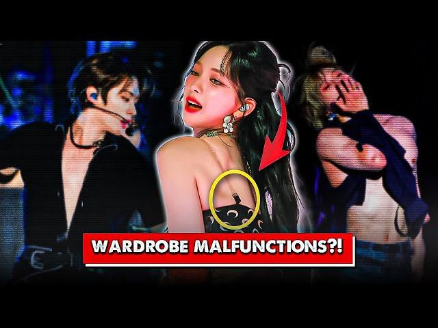 KPop Idols Wardrobe Malfunction on Stage