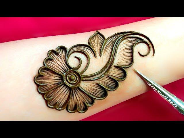 Very beautiful stylish front hand mehndi design | easy mehndi design | mehndi ka design | Mehndi.