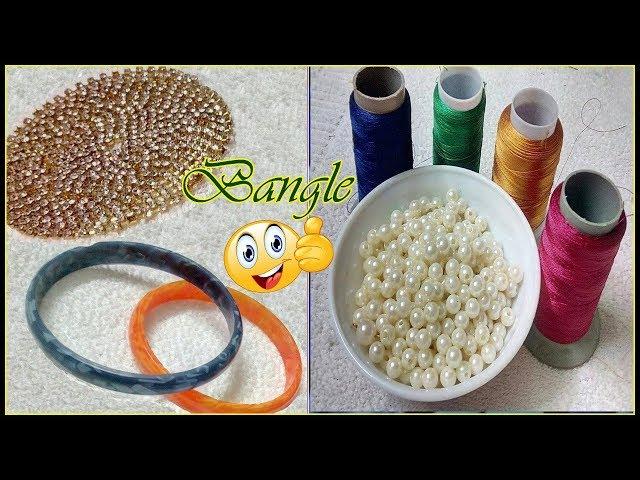 DIY || Make a Designer Bangle - Bangle - Bracelet - Jewellery Making at home - Diyartiepie