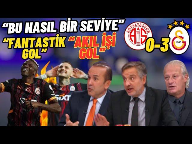 Antalyaspor 0-3 Galatasaray Maç Sonu-Osimhen Icardi Golleri-Tugay Kerimoğlu-Övgü Dolu Yorum.