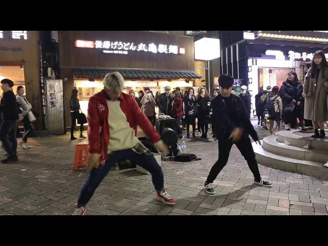 JHKTV]  hong dae street dance  DOB  yang & kim   fire