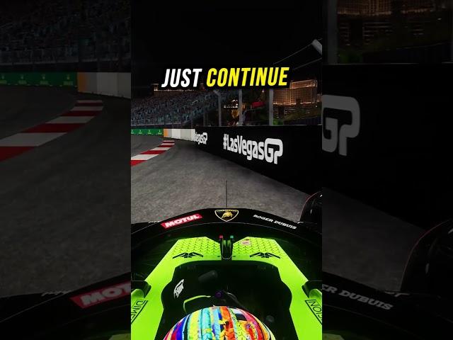 Near Miss HEAD-ON-COLLISION at Las Vegas GP! 