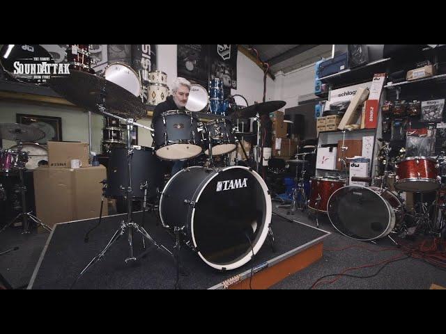 Tama Imperialstar 22'' 5pc Drum Kit + HW Pack, Blacked Out Black [New Colour for 2023]