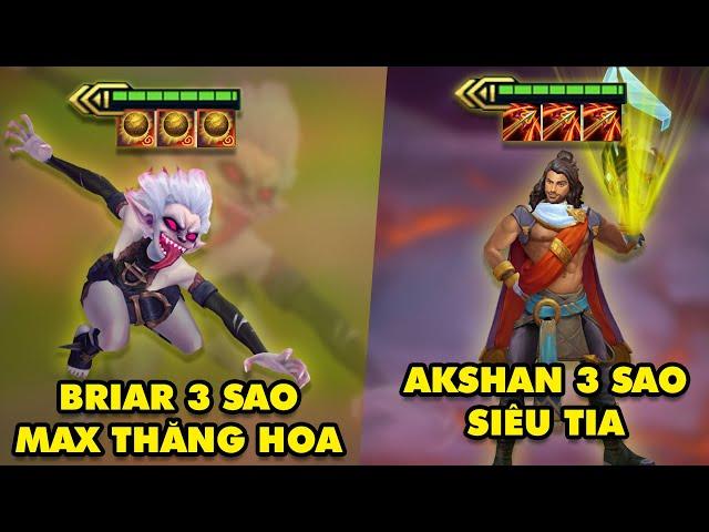 TOP khoảnh khắc điên rồ nhất Đấu Trường Chân Lý: Briar 3 sao X3 Bùa Thăng Hoa, Akshan 3 sao siêu tia