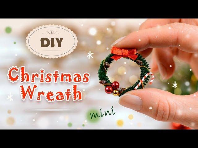 Diy Miniature Christmas Wreath | Amazing Christmas Decorations Tutorial For Dollhouse