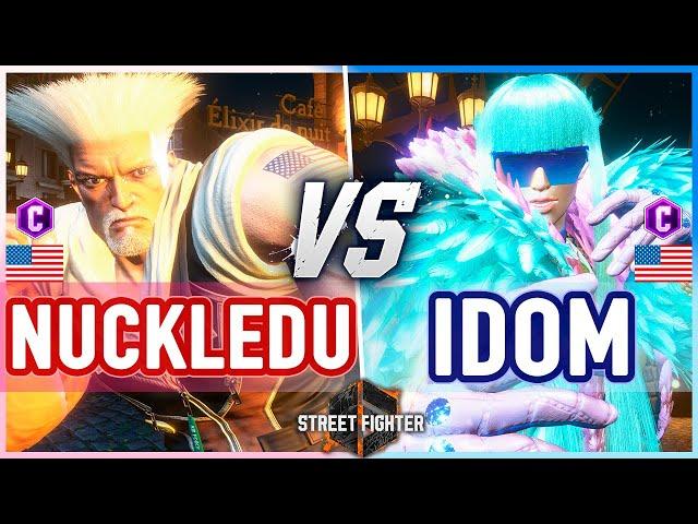 SF6  NuckleDu (Guile) vs iDom (Manon)  Street Fighter 6