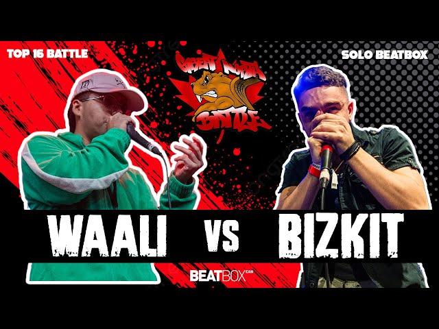 Waali  vs Bizkit  | Top 16 Solo Beatbox First Round | GNB 2024