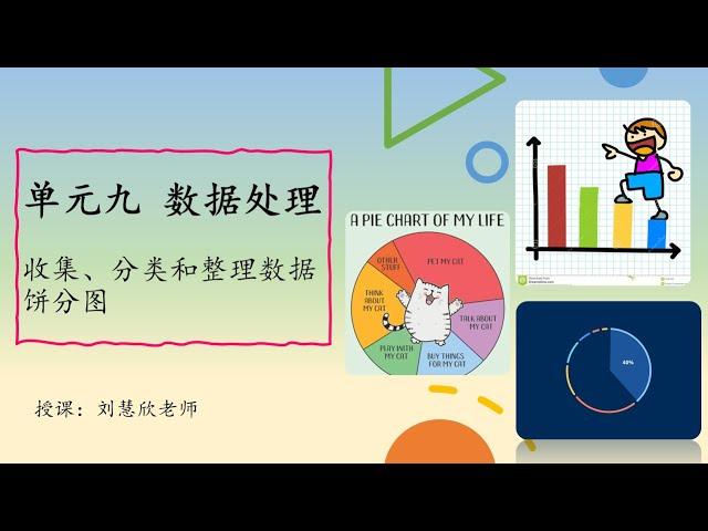 三年级数学 单元九 数据处理 【收集、分类和整理数据、饼分图】