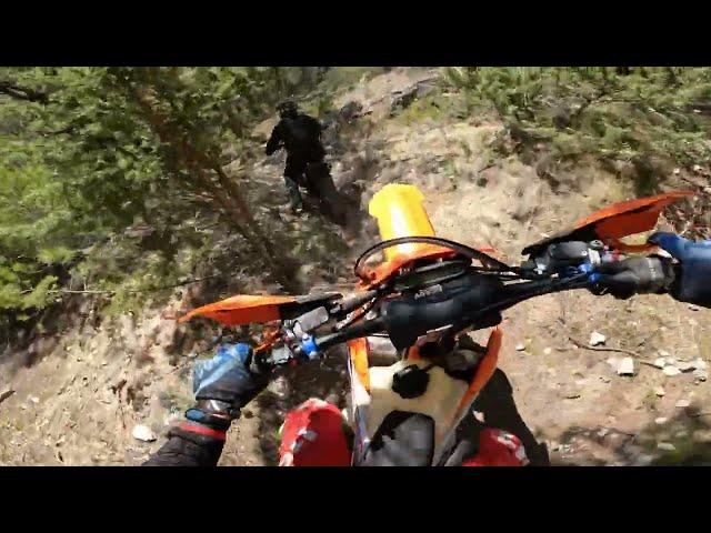 Thrilling Enduro Experience: Riding Open Trails