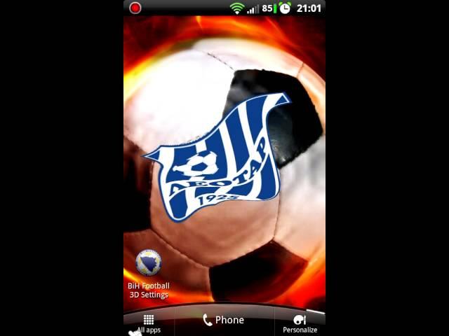 BiH Football 3D Live Wallpaper [Android]