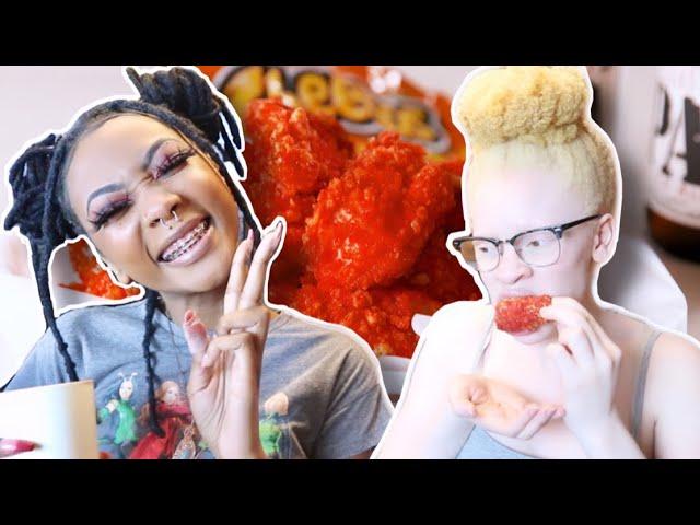 Sabriyah Cook’s: Hot Cheetos Fried Chicken With Iyana Le’Shea !!!