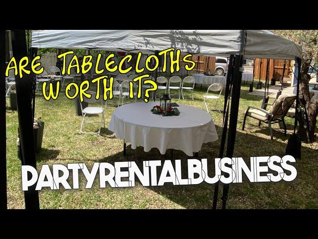 How To Grow An Event Rental Business - Linen Tablecloth