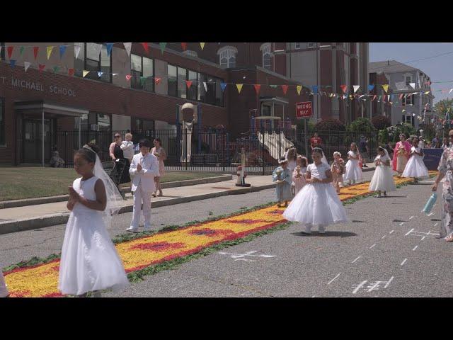 Saint Michael Church Cultural Procession An Azorean Tradition  In Fall River