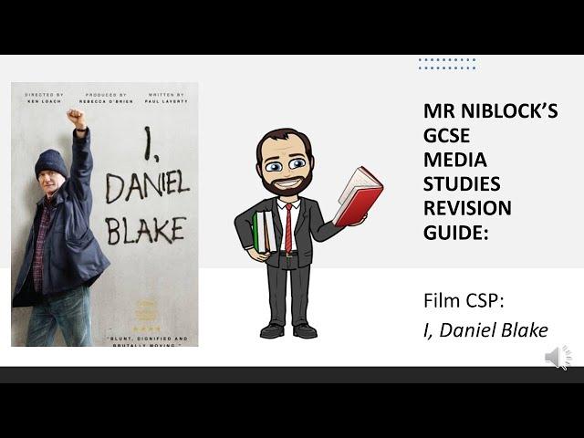 GCSE Media Studies Revision - I, Daniel Blake Close Study Product