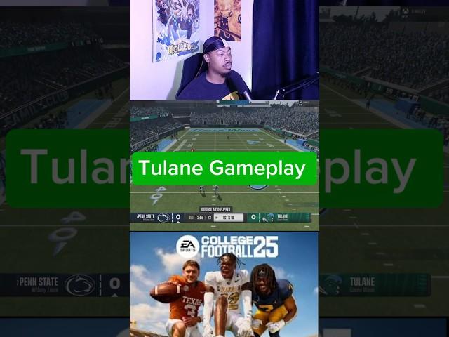 Tulane gameplay! Surprised at how good this game was  #tulane #cfb25 #ncaa25 #fypシ゚viral #cfb