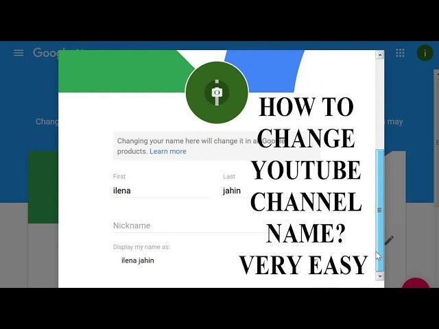 How To Change Youtube Channel Name using pc or laptop-Latest Video Tutorial