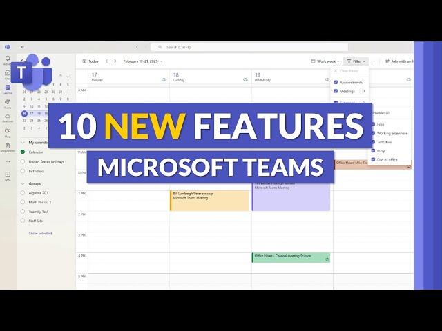 10 New Features in Microsoft Teams for 2025