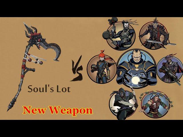 Shadow Fight 2 || Soul's Lot vs TITAN Bodyguards  「iOS/Android Gameplay」