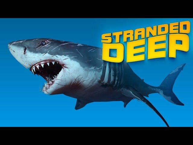 НАПАЛА АКУЛА! МОЙ ОСТРОВ ПРОТАРАНИЛ КОРАБЛЬ! - Stranded Deep #3