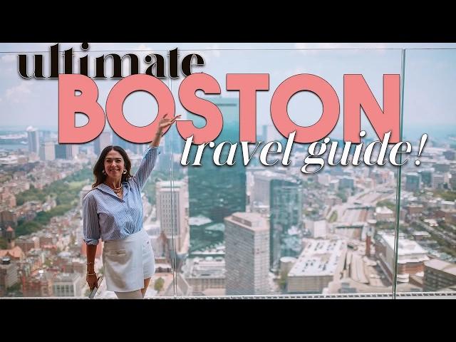 Boston Travel Vlog: The BEST Things to do in Bean Town!