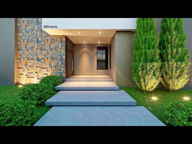 Top 100 Modern Front Yard Garden Landscaping Ideas 2022 Backyard Patio Design House Exterior Design