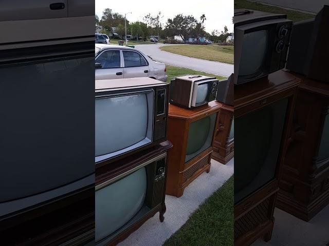 Part of the vintage tv collection