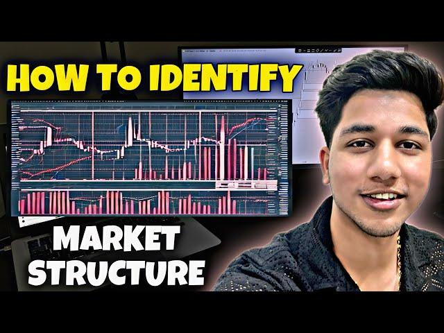 HOW TO IDENTIFY MARKET STRUCTURE | ICT CONCEPT PART 1 | KUSH GUPTA