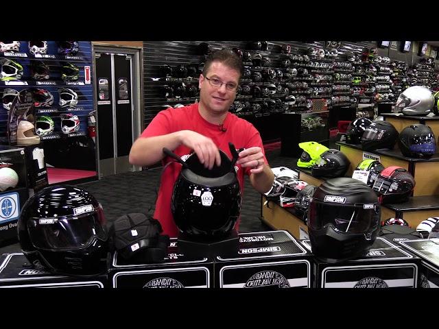 Simpson Outlaw Bandit Detailed Breakdown Video Club Style Helmet