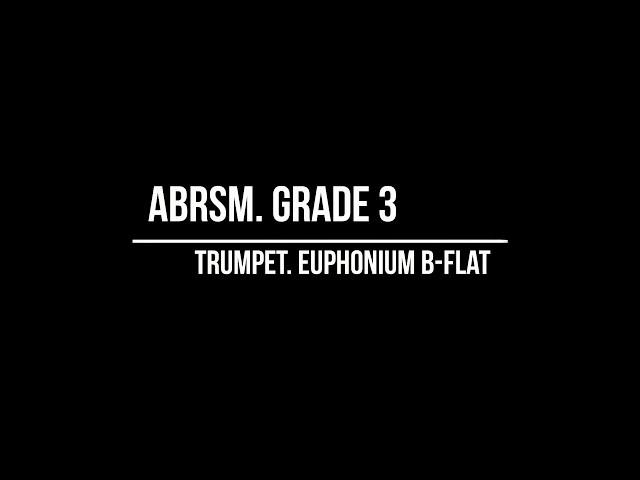 Broken Dreams - John Frith (ABRSM 3 grade 2017-2020) Trumpet, Euphonium Bb