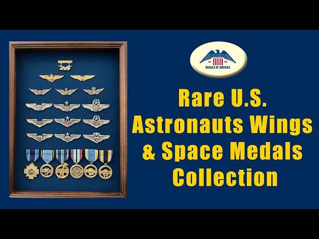 Astronaut Wings of Army, Navy, Marines, Air Force and Coast Guard.