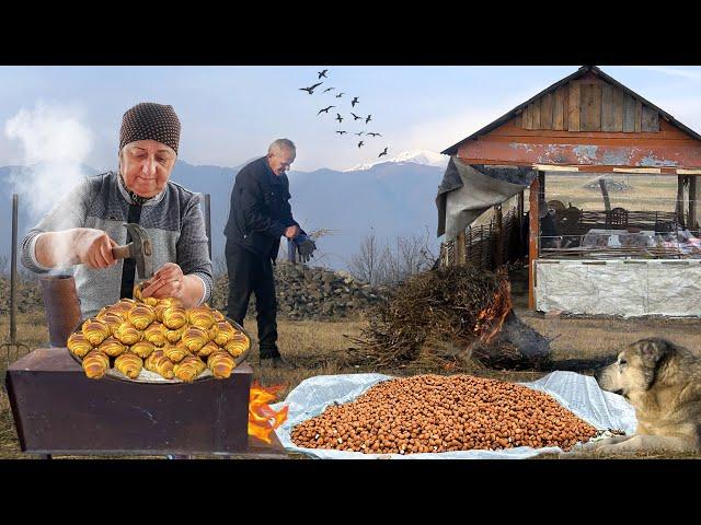 Village Breakfast | Sweet Grandma's Tasty Recipes | Turkish Pide with EGG AND CHEESE