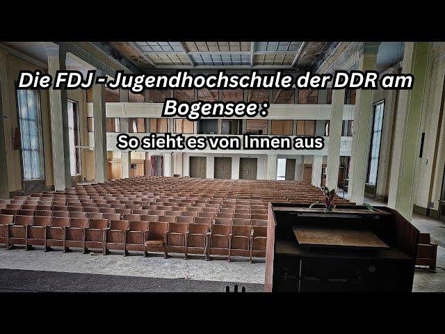 Cadre Factory of the GDR - The Abandoned FDJ youth College at Bogensee | Lost Place