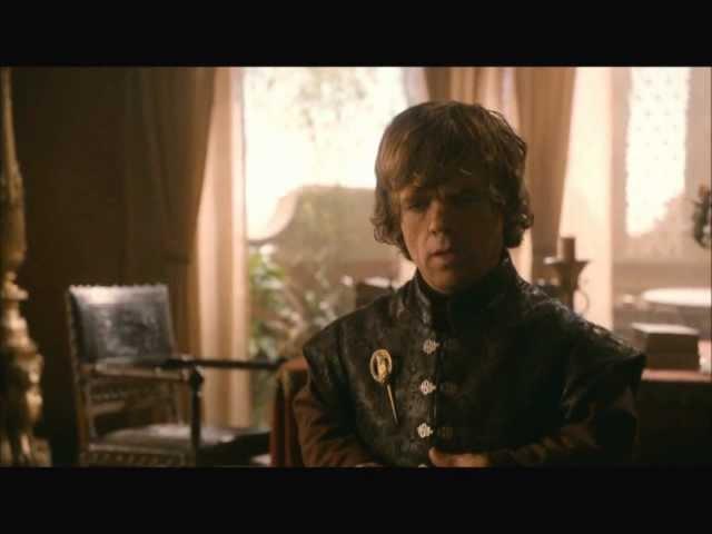 Tyrion playing the Game of Thrones [Season 2]
