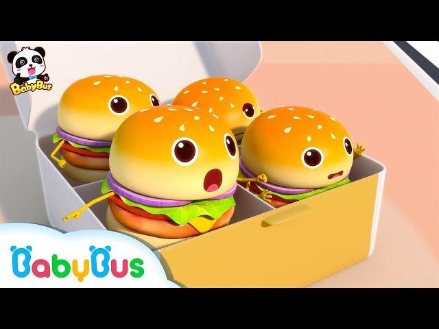 Learn Numbers with Hamburgers | Ice Cream, Learn Colors | Nursery Rhymes | Baby Songs | BabyBus