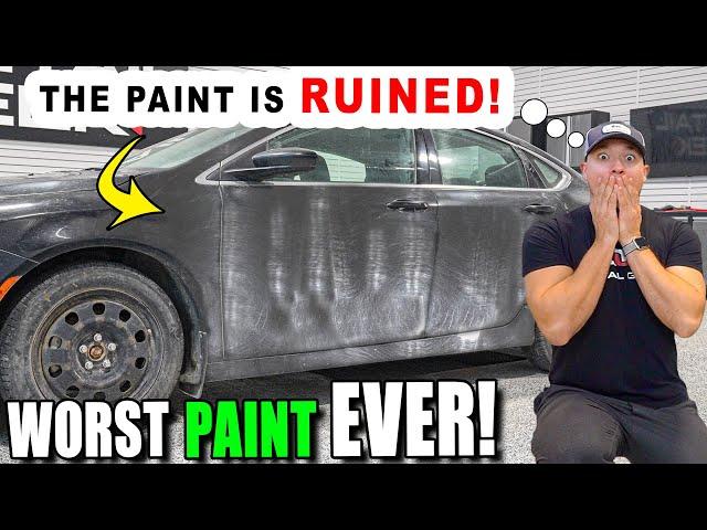 Restoring The WORST Black Paint I've Ever Seen!