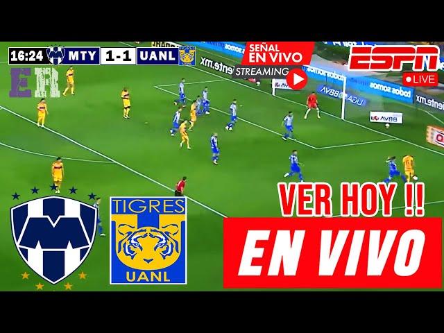 Monterrey vs. Tigres en vivo, Donde Ver, A Que Hora Juega Monterrey vs. Tigres Apertura 2024 hoy