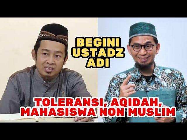 JIKA SAYA JADI USTADZ ADI HIDAYAT SAAT ITU, MAKA.....USTADZ MUJIMAN, WAHYU IMTIYAZ