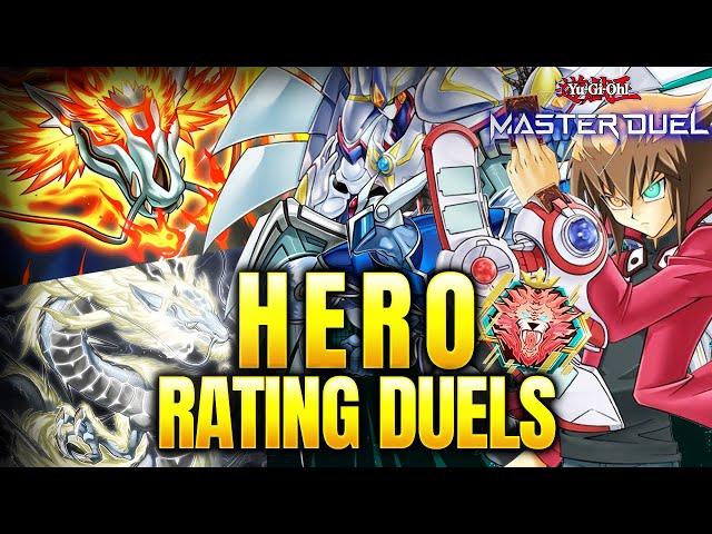  HEROES Take Down Tenpai in Rating Duels!  | Yu-Gi-Oh! Master Duel