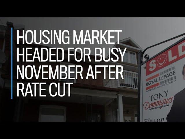 Housing market headed for busy November after rate cut