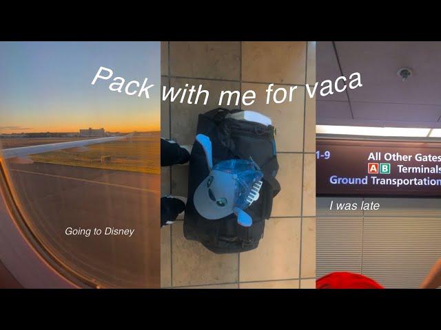 Pack with me for vacation